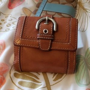 Coach Vintage Tan Leather Wallet